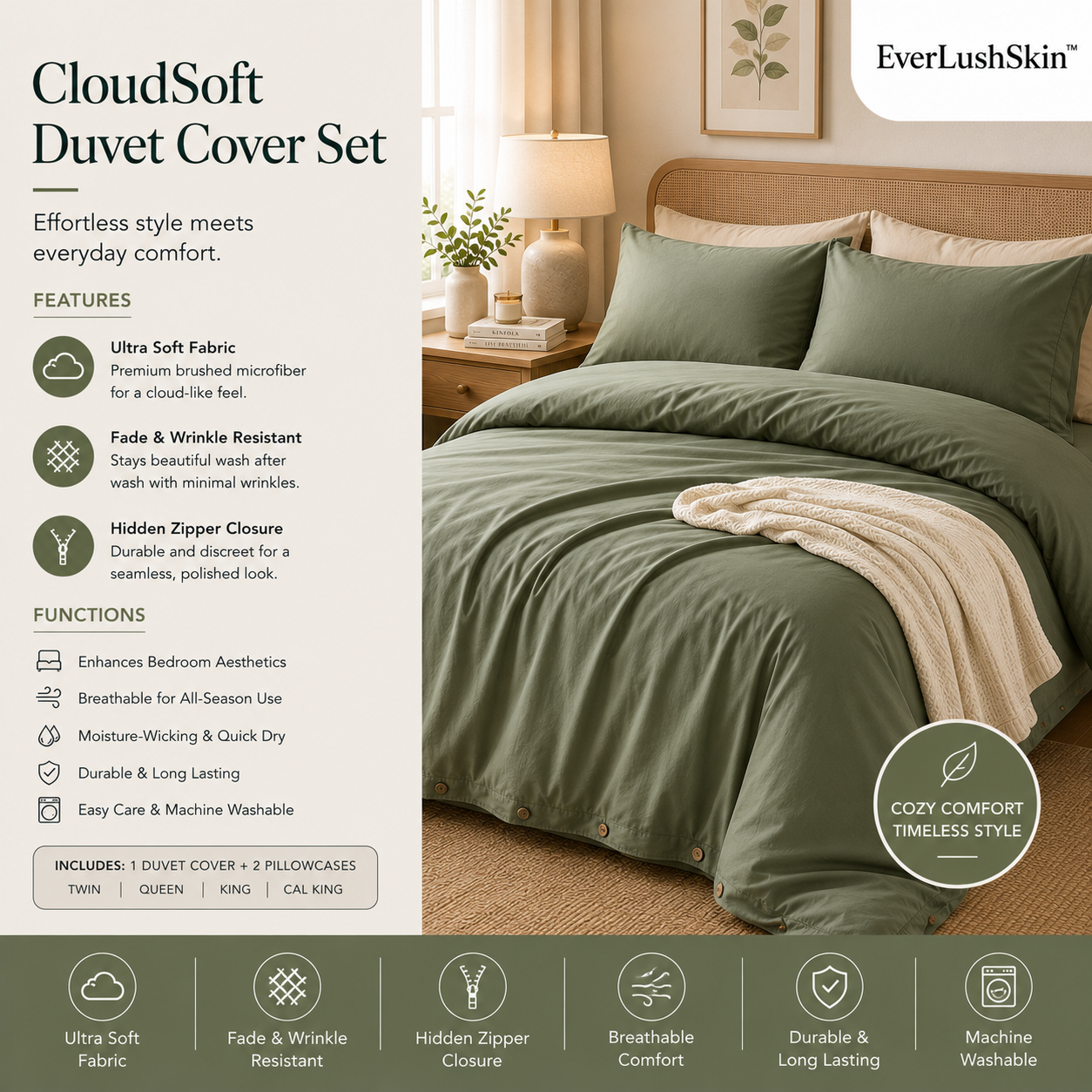 LuxeSleep Bed Runner